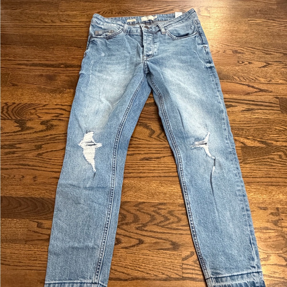 Top man Stylish High Rise Distressed Jeans